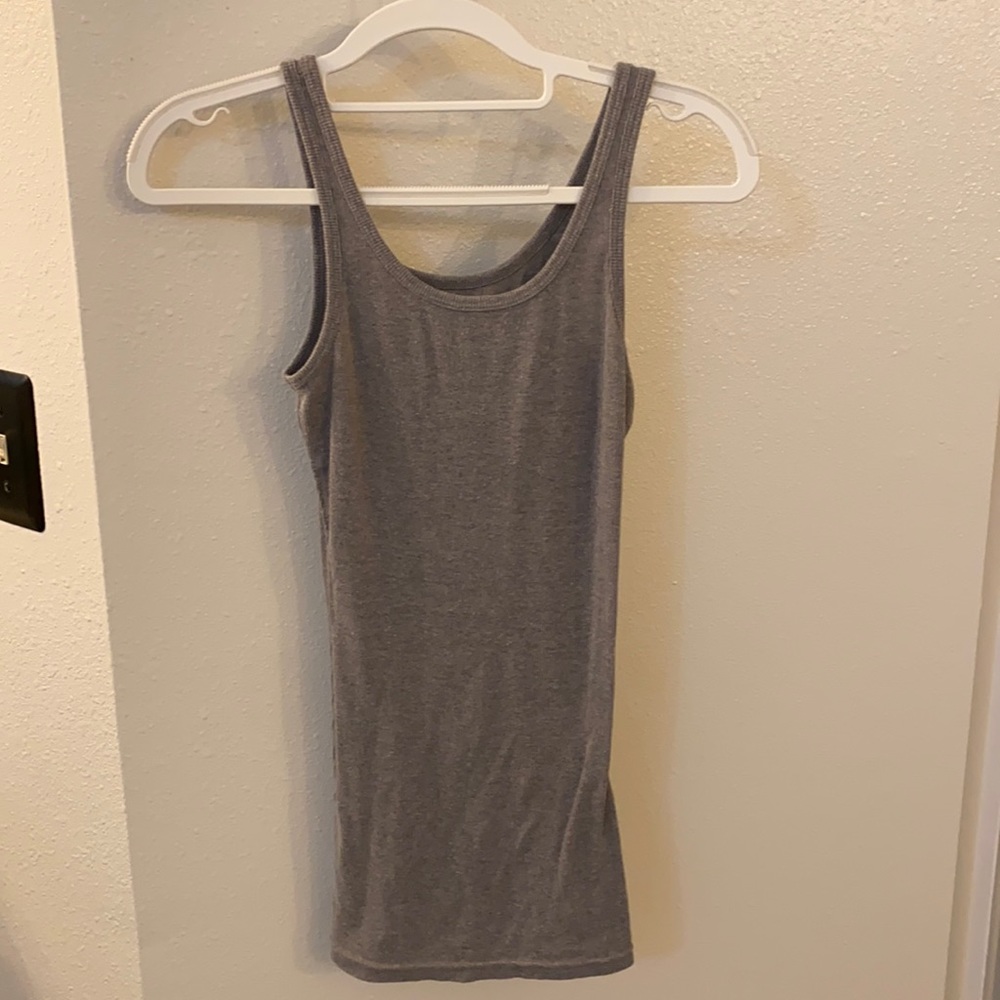 Charlotte Russe grey tank top small